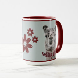 Lächelnde Llama-Tasse Tasse