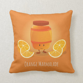 Lächelnde Marmelade stauen | Wurfs-Kissen Kissen
