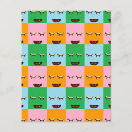 Lächelnde Monsterblockgesichte