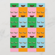 Lächelnde Monsterblockgesichte