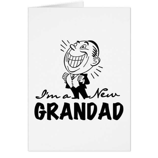 Lächelnde neue Grandad-T - Shirts und Geschenke (Vorne)