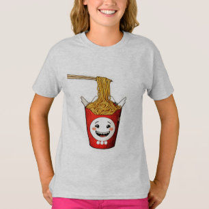 Lächelnde Nudeln T-Shirt
