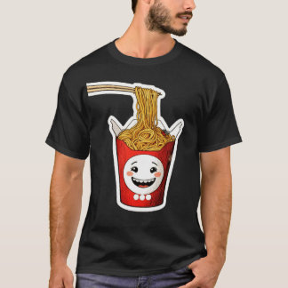 Lächelnde Nudeln T-Shirt