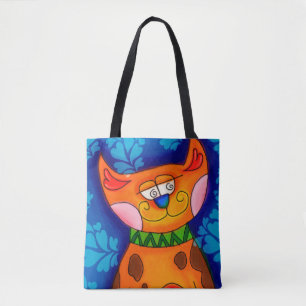 Lächelnde orange getigerte Katze