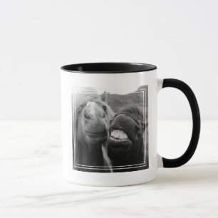 Lächelnde Pferde Getty Bild- Tasse