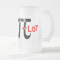 Lächelnde PI-LOT Mattierte Tasse aus Glas