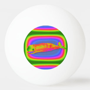 Lächelnde psychedelische Tischtennisball