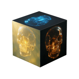 Lächelnde Skulls Würfel