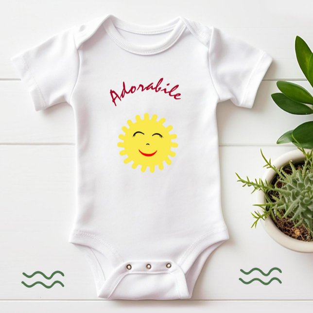 Lächelnde Sonne Baby Strampler (Von Creator hochgeladen)