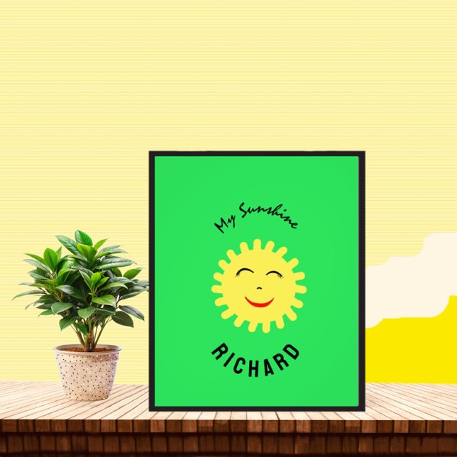 Lächelnde Sonne Fotodruck (Von Creator hochgeladen)