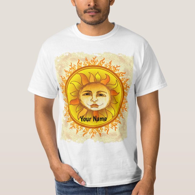 Lächelnde Sonne T-Shirt (Vorderseite)