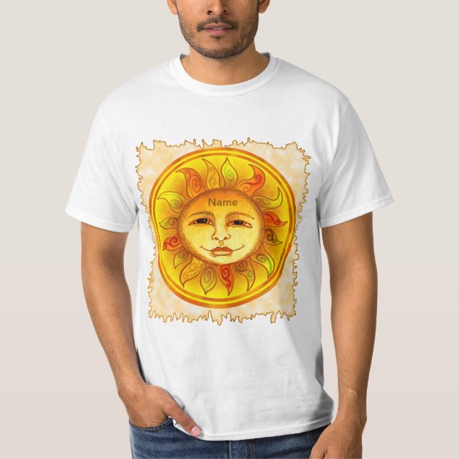 Lächelnde Sonne T-Shirt (Vorderseite)