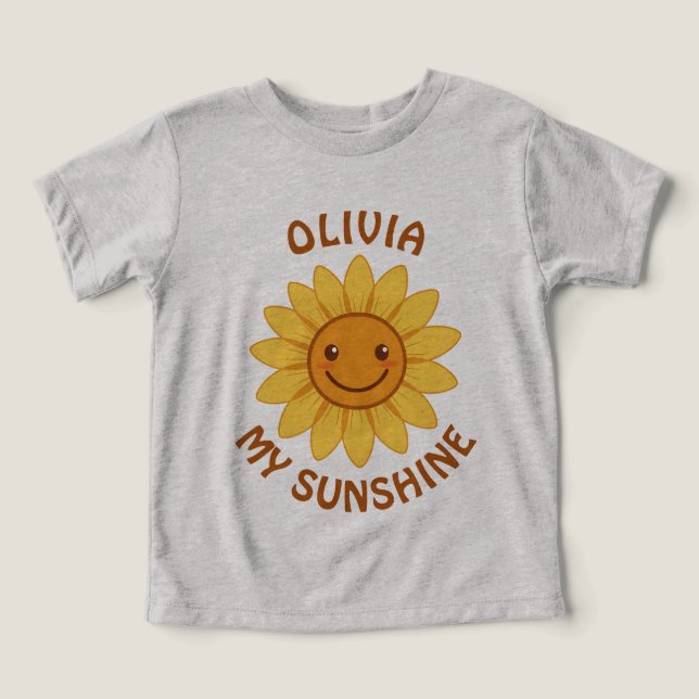 Lächelnde Sonnenblume "My Sunshine" (Design Vorderseite)