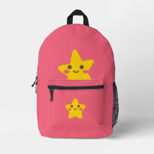 Lächelnde Sterne Bedruckter Rucksack