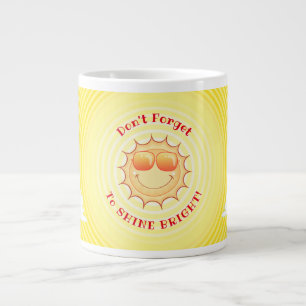 Lächelnde Sun Riesenkaffee-Tasse Jumbo-Tasse