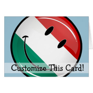 Lächelnde ungarische Flagge