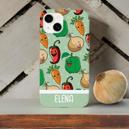 Lächelnde Veggies Personalisiert Case-Mate iPhone 14 Hülle