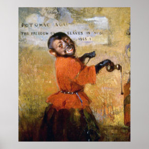 lächelnder Affe Poster