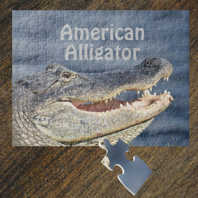 Lächelnder amerikanischer Alligator Puzzle (Von Creator hochgeladen)