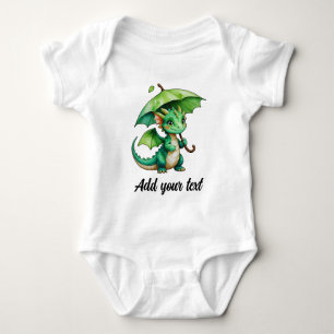Lächelnder Baby-Drachen-Body Baby Strampler