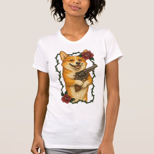 Lächelnder Bandit Bloom T-Shirt (Vorderseite)