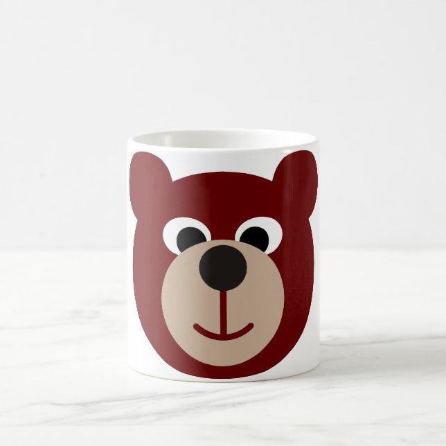 lächelnder Bär Kaffeetasse (Mittel)