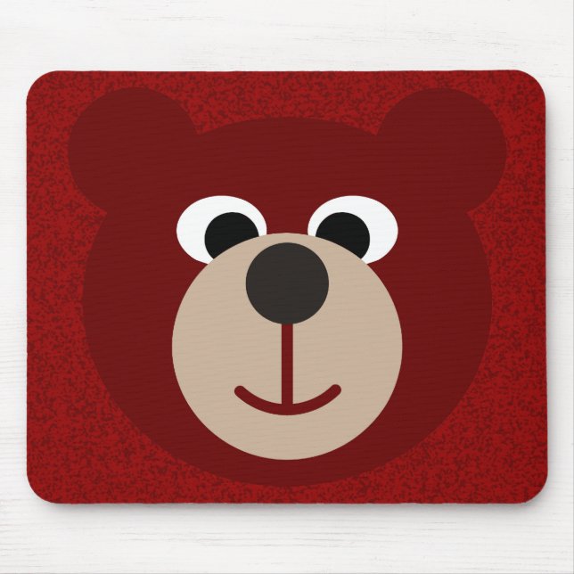 Lächelnder Bär Mousepad (Vorne)