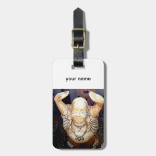 lächelnder Buddha-Umbau Gepäckanhänger