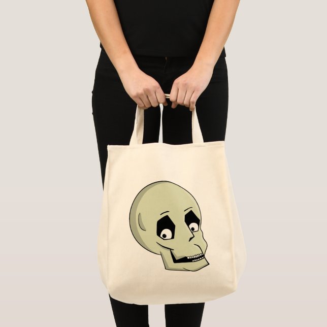 Lächelnder Cartoon Tragetasche (Vorderseite (Produkt))
