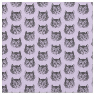 Lächelnder Cheshire-Katze Alice im Wunderland INDI Stoff