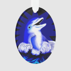 Lächelnder Delphin Ornament