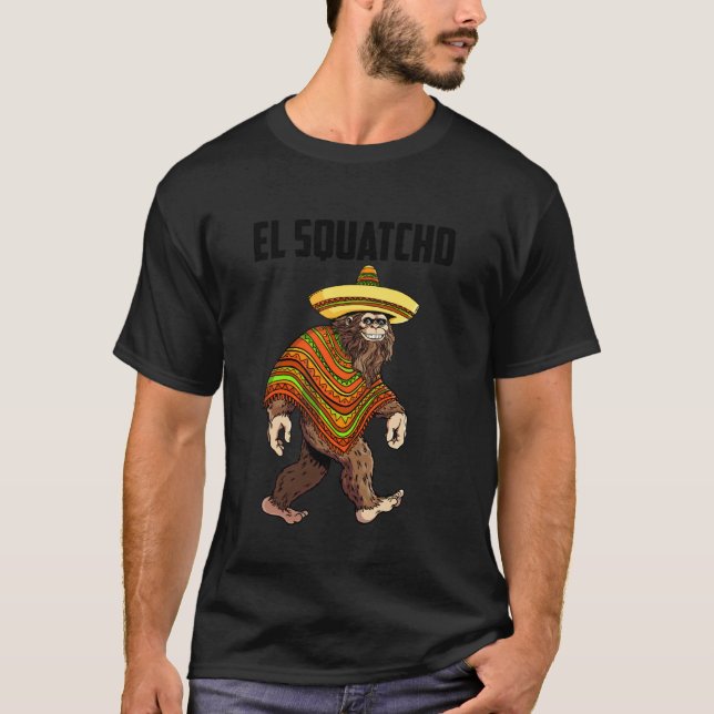 Lächelnder El Squatcho T-Shirt (Vorderseite)