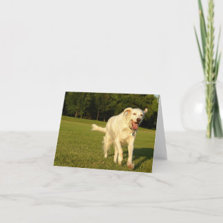 Lächelnder Engel Karte