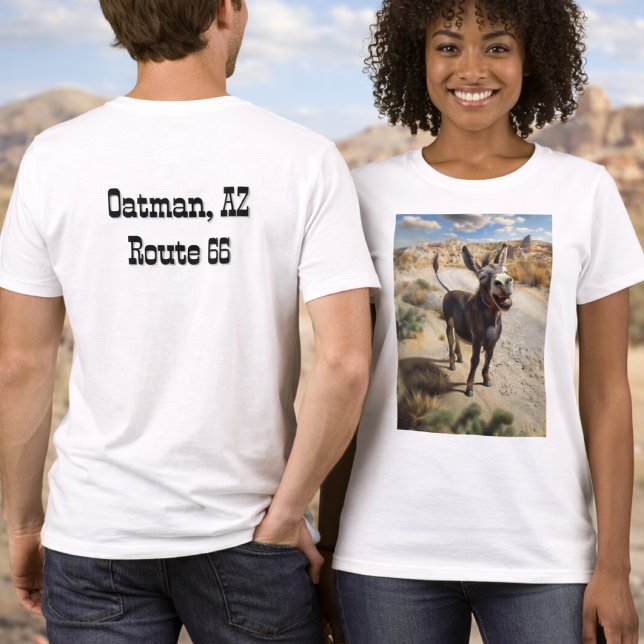 Lächelnder Esel, Oatman Arizona, Route 66 T-Shirt (Von Creator hochgeladen)
