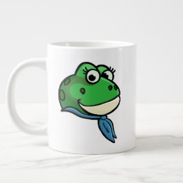 Lächelnder Frosch Jumbo-Tasse