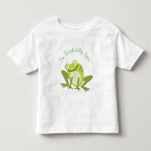 Lächelnder Frosch-Krötenverbündeter niedlicher  Kleinkind T-shirt