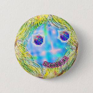 lächelnder Gesichtsknopf Button