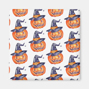 Lächelnder Halloweenkürbis Magnet