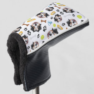 Lächelnder Hundeaustralier-Schäfer Golf Headcover