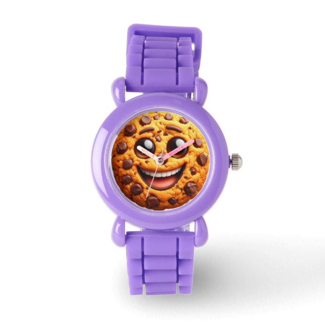 Lächelnder Keks. Armbanduhr (Vorderseite)