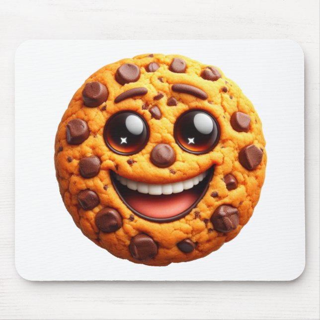 Lächelnder Keks. Mousepad (Vorne)