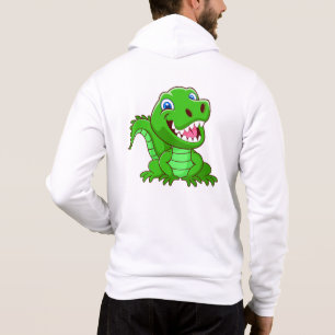 Lächelnder Krokodile-Cartoon-64836 Hoodie