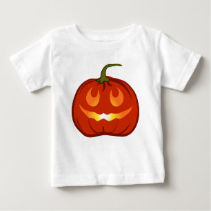Lächelnder Kürbis Baby T-shirt