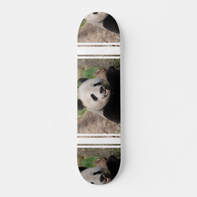 Lächelnder Panda-Bär Skateboard (Vorne)