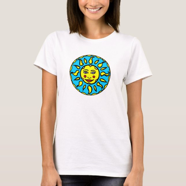 Lächelnder Sun T-Shirt (Vorderseite)