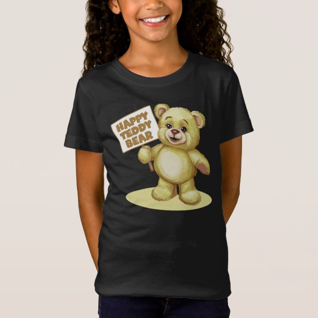 Lächelnder Teddybär T-Shirt (Vorderseite)