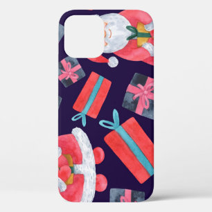 Lächelnder Weihnachtsmann, Aquarell Weihnachten Na Case-Mate iPhone Hülle