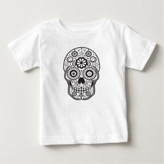 Lächelnder Zuckerschädel Baby T-shirt