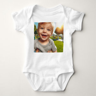 Lächelndes Baby T-Shirt Baby Strampler