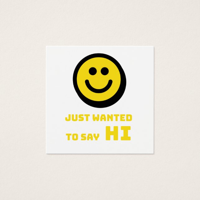 Lächelndes Design (Vorderseite)